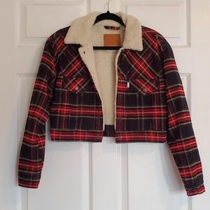 Levis Plaid Jacket